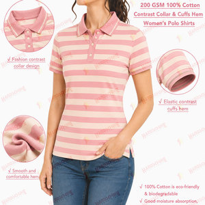 Polo de Mujer Más Vendido, Ropa de Moda, Material Suave, Uso en Exteriores, Mangas Cortas, Fácil Cuidado - Product Image 5