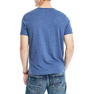 Striped Mens Tee Grey Black Horizontal Pattern Crew Neck Short Sleeve Cotton Casual Wholesale Top - Product Image 5
