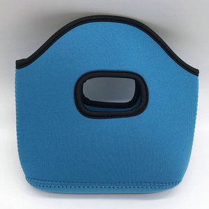 Bolsa Térmica de Neopreno Azul y Negra con Asa, Estuche Portátil para Alimentos, Accesorios Cómodos y Resistentes a Arañazos - Product Image 5