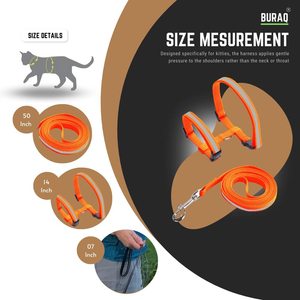 Reflective Cat <b>Harness</b> Body Set OEM ODM Custom Logo Adjustable Cat <b>Harness</b> & Leash Set Direct Manufacturer - Product Image 2