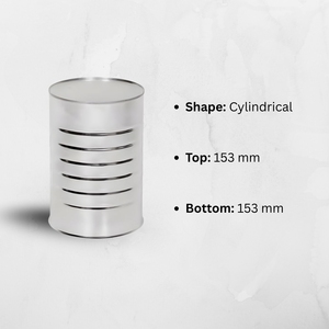 Eco-Friendly Cylindrical Food Tinplate Can-153mm - Product Image 2