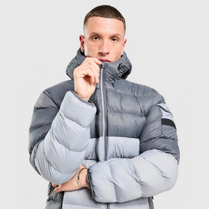<b>Mens</b> Hooded Puffer <b>Jacket</b> Winter Warm Padded Coat Outdoor Streetwear Wholesale OEM ODM Custom - Product Image 4