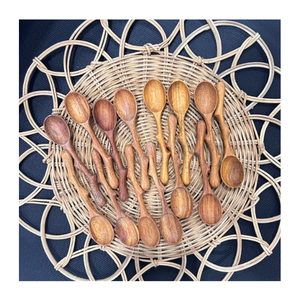 ช้อนไม้ขายส่ง งานแฮนด์เมดจากไม้ธรรมชาติ สำหรับจัดระเบียบของตกแต่ง ซื้อจำนวนมากได้ บริษัทค้าระหว่างประเทศ จัดหาสินค้าให้ทันที - Product Image 1