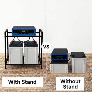 รถเข็นอินเวอร์เตอร์สำหรับกล่องแบตเตอรี่ ฝาครอบตู้สำหรับอินเวอร์เตอร์ UPS รถเข็นแบตเตอรี่แบบท่อสำหรับอินเวอร์เตอร์ UPS รับน้ำหนักได้ถึง 150 กก. - Product Image 6