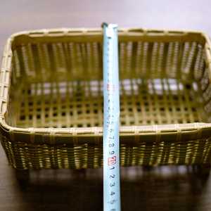 Handwoven Bamboo <b>Basket</b> Rustic <b>Wicker</b> Storage Tray Eco Friendly Natural Serving Tray Home Organizer Supplier - Product Image 6