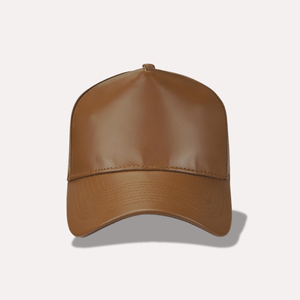 Genuine Cowhide Formal High Quality Vintage Customized Solid 6-Panel Common Leather Adjustable Unisex Sporty Baseball Wholesale - Product Image 1