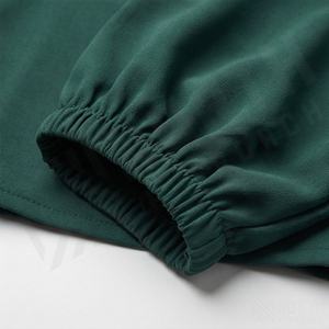 ชุดกิโมโนแบบ OEM ปี 2025 เสื้อคลุมอาบายะ ผ้าโพลีเอสเตอร์เนื้อนุ่ม ยืดหยุ่นสูง หนาขึ้น สำหรับผู้หญิงมุสลิม คอวี แขนยาว เหมาะสำหรับงานปาร์ตี้ รอมฎอน งานแต่งงาน - Product Image 5