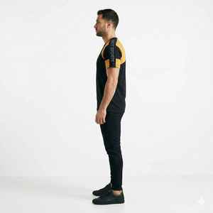 T-shirts personnalisés pour hommes 100% coton avec impression de logo, t-shirts promotionnels de marque, style sportif à séchage rapide - Product Image 3