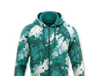 Sudadera Deportiva Personalizada de Alta Calidad de la Marca Wilson Industry, Sublimada con Impresión Completa, Fabricada en Felpa Francesa 100% Poliéster, Ideal para Gimnasio, Correr y Actividades al Aire Libre - Product Image 5