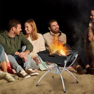 Grill de camping portable 3-en-1 pour les aventures en plein air - Product Image 2