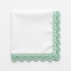 Encaje Guipur Ecológico de 10 mm Color Verde Menta, Directo de Fábrica, para Vestidos de Bebé, Adornos de Ropa, Manualidades y Costura Decorativa - Product Image 3