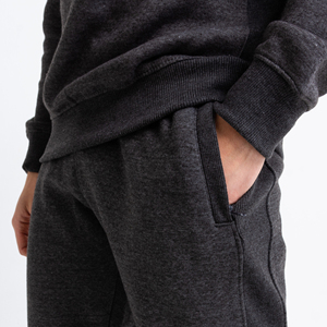 Ensemble de survêtement d'hiver pour homme, streetwear, loungewear, ensemble assorti, sweat à capuche en polaire doux, pantalon de jogging, logo personnalisé, OEM, vente en gros, usine, en vrac - Product Image 6