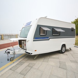 Caravana Móvil de Fibra de Vidrio 2026, Remolque de Viaje RV con Cocina, Baño y Espacio para Dormir, para Viajes Familiares - Product Image 3