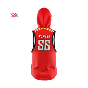 ชุดยูนิฟอร์มกีฬาแบบมีฮู้ดสำหรับทุกเพศ ออกแบบเองได้ พร้อมสกรีนลายแบบ Sublimation สำหรับทีม 7 คน 7 ต่อ 7  ชุดยูนิฟอร์มเด็กและเยาวชน 7V7 - Product Image 3