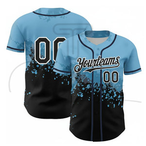 เสื้อเบสบอลเสื้อเจอร์ซีย์คุณภาพสูงเสื้อเบสบอลโรงงาน - Product Image 2