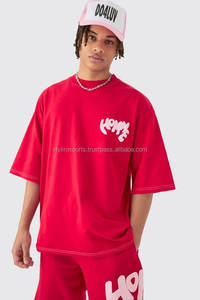 Ensemble de survêtement décontracté d'été 2 pièces pour homme en coton tricoté de haute qualité, short de sport et short de survêtement unis - Product Image 3