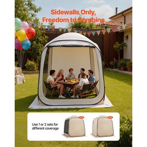 Voile d'ombrage pour abri de jardin 6 x 6 pi, couverture de 5,51 x 5,71 pi en tissu Oxford 300D enduit argenté pour la protection solaire - Product Image 6