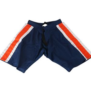 Low MOQ Custom Logo Sublimated Summer Sports Tournament <b>Shorts</b> Breathable <b>Polyester</b> Fabric Ice Hockey Pant Shell Stretch - Product Image 3
