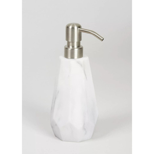Unique Design White Marble <b>Soap</b> Dispenser Handcrafted Stone Liquid <b>Hand</b> Wash & Lotion Pump Bottle Premium Modern <b>Soap</b> Dispenser - Product Image 2