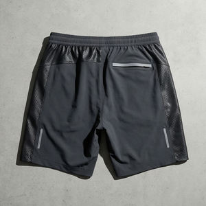 Pantalones Cortos Deportivos Negros para Hombre, Transpirables, para Gimnasio, Correr, Entrenamiento, MI Premium Performance Fit - Product Image 3