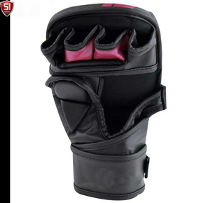 ถุงมือ MMA ระดับพรีเมียม แบบเปิดนิ้ว สำหรับฝึกซ้อม ถุงมือป้องกันมือแบบมีแผ่นรอง สำหรับ MMA ศิลปะการต่อสู้ ชกมวย - Product Image 6