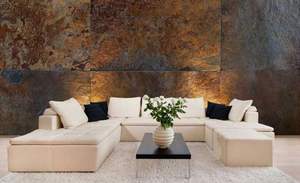 Revêtement mural en pierre naturelle translucide, design moderne et écologique, ardoise naturelle durable pour usage extérieur, prix en gros - Product Image 3