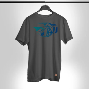 T-shirt pour homme à manches courtes, col rond, coupe classique, style décontracté, 100% polyester, logo tricoté sur le devant, respirant, anti-boulochage - Product Image 2