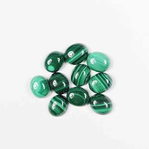 Cabujón Ovalado Liso de Malaquita Verde Natural de Alta Calidad, Piedra Preciosa Suelta para Joyería, Gemas al por Mayor - Product Image 3