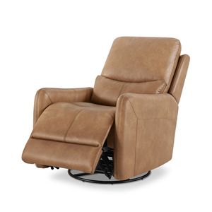Poltrona reclinabile elettrica Dublin 30 in similpelle marrone sella - Product Image 6