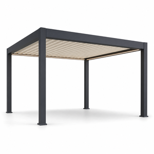 Pérgola independiente para exteriores RKove de 5*6 m para hostelería y gastronomía en viñedos europeos, pérgola con lamas motorizadas. - Product Image 3