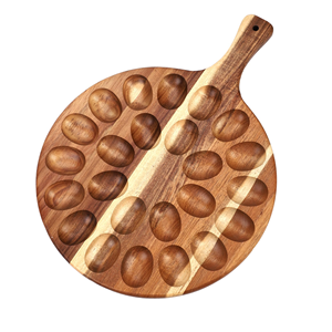 Bandeja para huevos con forma de pollo, soporte para huevos de gallina, bandeja de madera para encimera para la fiesta de Pascua, producto estacional al por mayor de Vietnam - Product Image 4