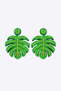 Pendientes Largos con Borlas de Cuentas Pequeñas Hechas a Mano, Estilo Bohemio para Mujer, con Cuentas de Vidrio - Product Image 3