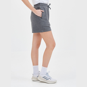 Shorts de sport taille haute en molleton 100 % coton pour femme – Décontractés, respirants, écologiques, séchage rapide, extensibles dans 4 directions, grandes tailles - Product Image 2
