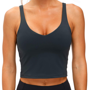 Conjunto de Sujetadores Deportivos Reversibles con Cuello en V para Mujer, Tallas Grandes, Lavados, de Secado Rápido, Transpirables, Cómodos, para Fitness, Casual, al Aire Libre, para Correr - Product Image 2