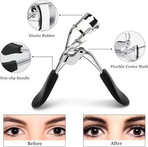 Recourbe-cils professionnel de luxe avec coussinet de rechange en silicone souple, conception de recourbement de précision, poignée confortable pour un usage quotidien - Product Image 4
