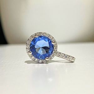 Custom Children's Tanzanite Bezel Setting Pendant Vintage Milgrain Sterling Silver Wedding Jewelry July Birthstone - Product Image 3