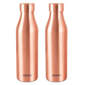Luxury Blue Hammered Copper Water <b>Bottle</b> Eco-Friendly Large Capacity Portable for Resort Guest Rooms Decorative Display AUREVIA - Product Image 4