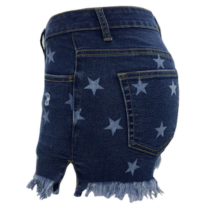 Shorts de Mezclilla Vintage para Mujer, Sexy, Cintura Alta, Desgastados, Rotos, Ajustados, Casuales de Verano, Estilo Urbano, Ecológicos - Product Image 4