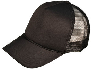 Classic Foam 5 Panel Trucker <b>Hat</b> Summer Mesh Cap Solid Two Toned Blank <b>Hat</b> for Mens Womens Adjustable Snapback - Product Image 2