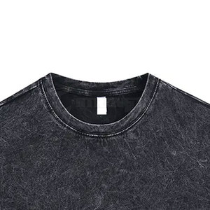 Nouveau T-shirt délavé à l'acide au design personnalisé, idéal pour un usage décontracté, T-shirt délavé à l'acide en promotion, T-shirt délavé à l'acide au meilleur style - Product Image 3