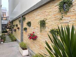 Top Selling Yellow Ledger <b>Panels</b> Luxury Natural Stone <b>Decor</b> for Villas & Hotels, Anti-Moss Surface - Product Image 5