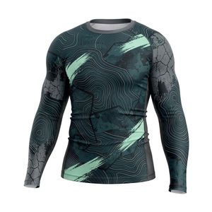 เสื้อรัดรูปแขนยาวซับเหงื่อ ยืดได้สี่ทิศทาง สำหรับแบรนด์ฟิตเนสและผู้ค้าปลีกชุดกีฬา ขายส่ง - Product Image 4
