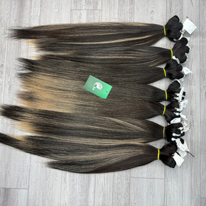 Venta caliente Vietnam Extensiones de cabello humano Super Doble dibujado Cutícula alineada Extensiones de cabello para mujer - Product Image 2