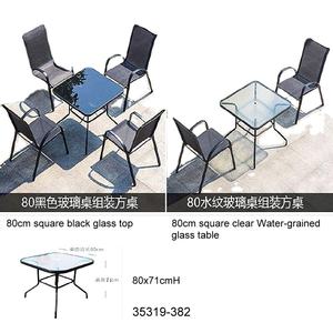 Table à manger d'extérieur en verre - Product Image 1