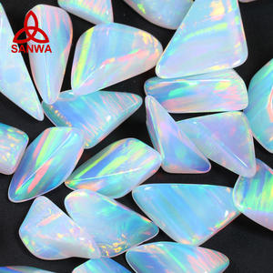 Piedra de Ópalo de Agua Sanwa Galaxy Opal OP701 2025, Verde Fuego, Pulida, Compatible con Vidrio Borosilicato COE33 para Arte de Soplado de Vidrio - Product Image 6