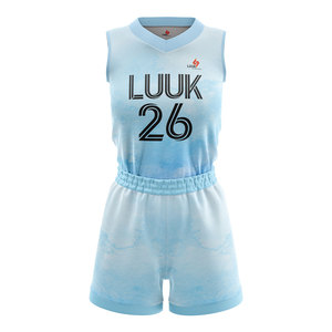 Maillot de basket sans manches personnalisé pour femmes, sublimé, écologique, à séchage rapide, respirant, uniforme d'équipe, vêtements de sport - Product Image 1