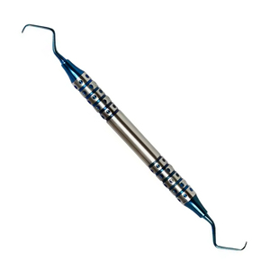Kit Profesional de Instrumentos Dentales para Clínica, Recubrimiento de Plasma Azul, Acero Inoxidable Manual, 5 Piezas, Instrumentos Duraderos - Product Image 3