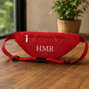 Sac bandoulière personnalisé unisexe en sublimation avec broderie de la sororité Delta Sigma et insignes maçonniques héritages, sac banane pour femme - Product Image 4