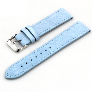 Bracelets de montre en cuir véritable souple, couleur bleue, personnalisables, respirants, design populaire 2026, pour smartwatch - Vente en gros - Product Image 2