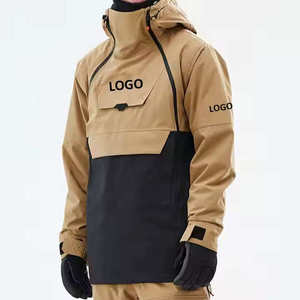 เสื้อแจ็คเก็ตสกีผู้ชายกันน้ำกันลมแบบมีฮู้ด เสื้อคลุมสโนว์บอร์ดแบบ Anorak สำหรับฤดูหนาว เสื้อกันหนาวสำหรับเล่นกีฬากลางแจ้งบนภูเขา เสื้อโค้ทสำหรับเล่นสกี - Product Image 3